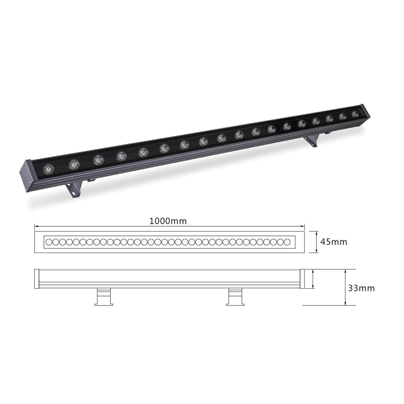 Линейный светодиодный светильник архитектурный el-LS-XQ-1009