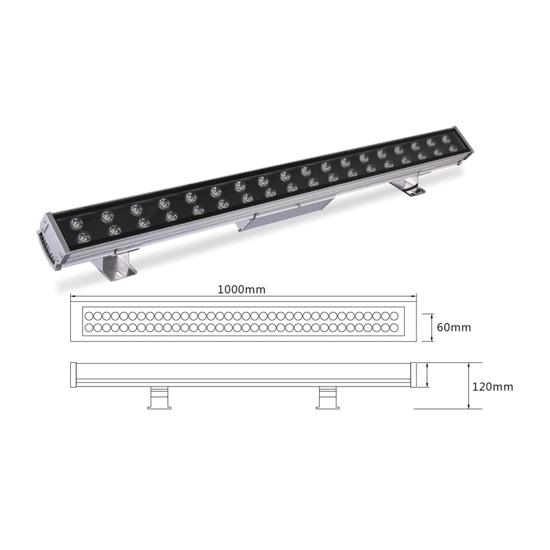 Линейный LED светильник архитектурный el-LS-XQ-1011